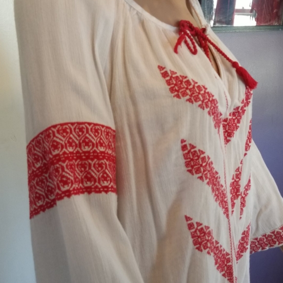 Lucky Brand Tops - Lucky Brand Cotton/Viscose Blouse